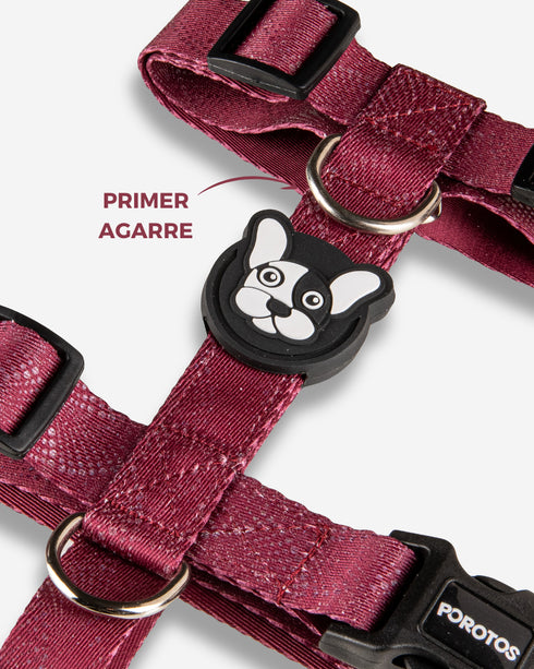 Pretal Doble Agarre VULKAN Borgoña